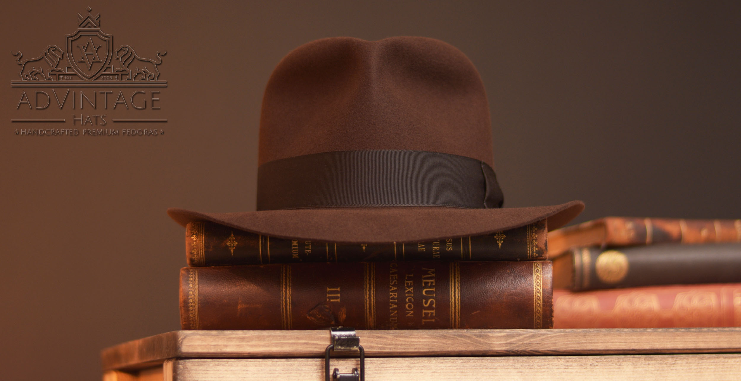 Harrison Fedora Hat - 100% wool felt - True-Sable