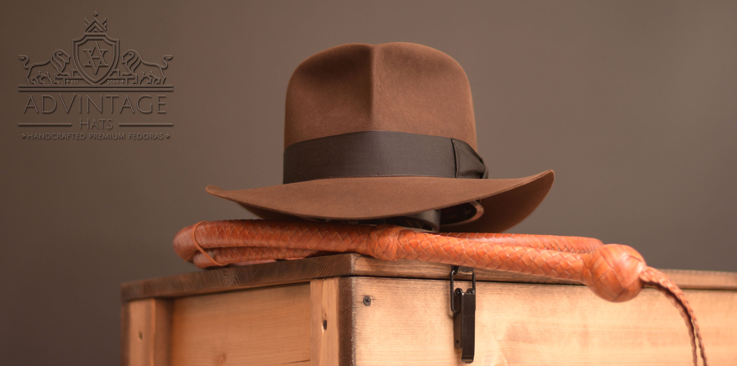 Raider Fedora Hut - Masterpiece Version aus 100% Biberfilz