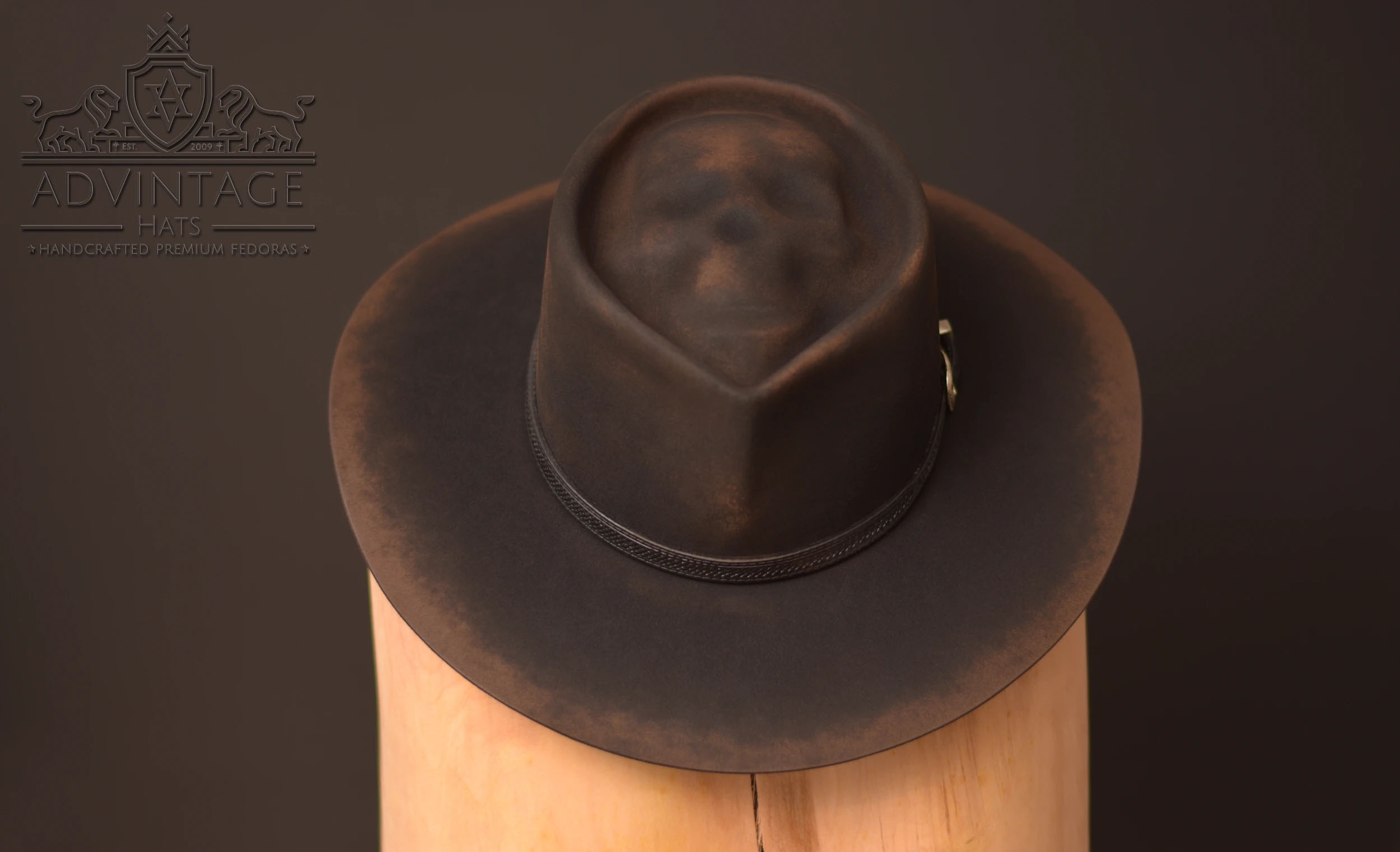 Dreadful Hitman Western Signature Cowboy Hut aus 100% Biberfilz / 100x