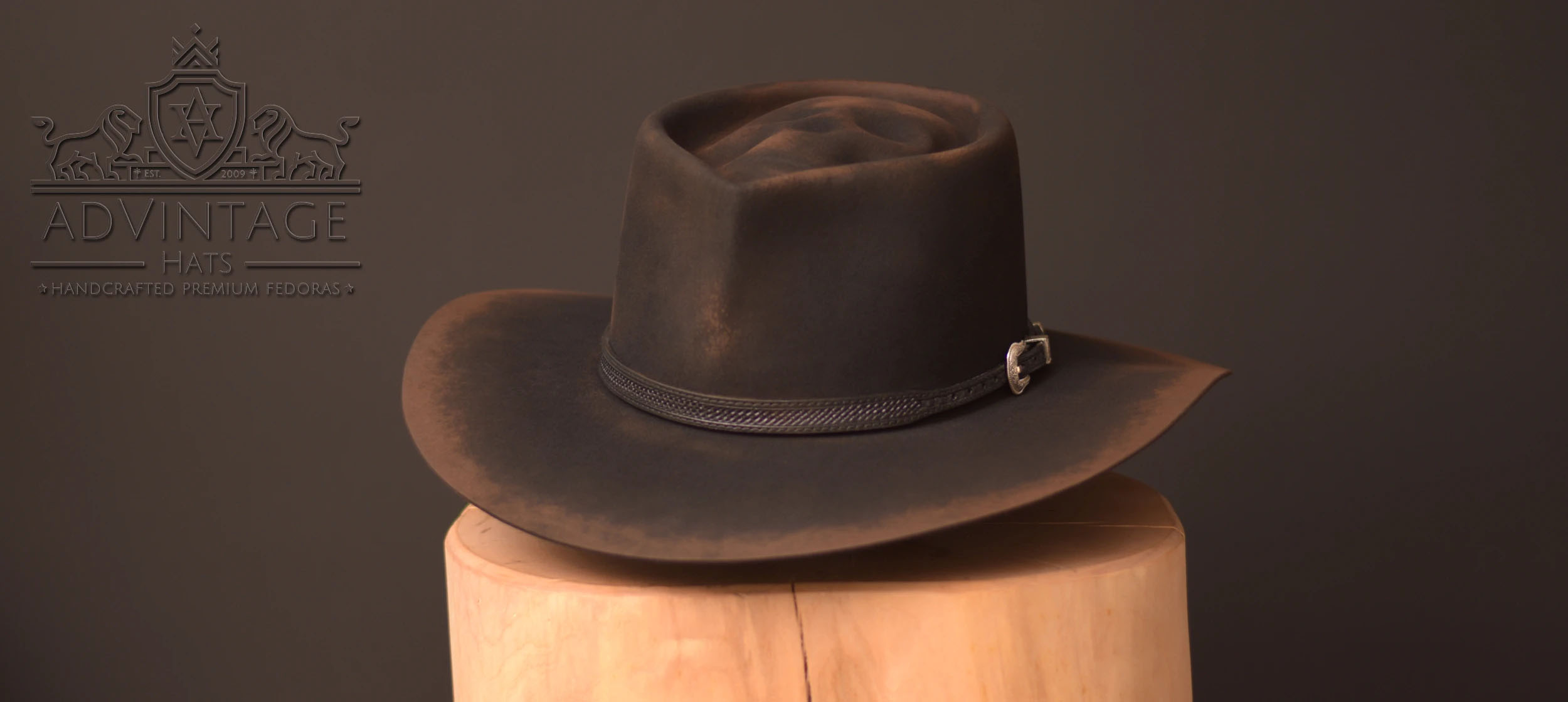 Dreadful Hitman Western Signature Cowboy Hut aus 100% Biberfilz / 100x