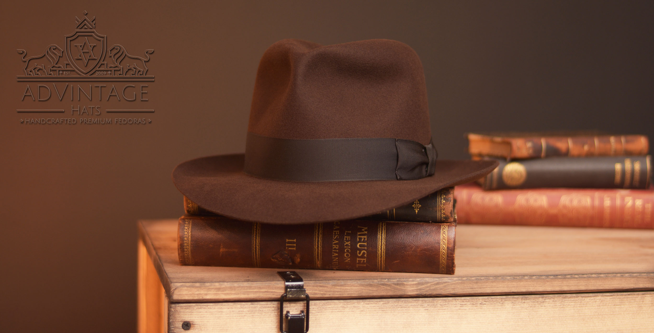 Harrison Fedora Hat - 100% wool felt - True-Sable