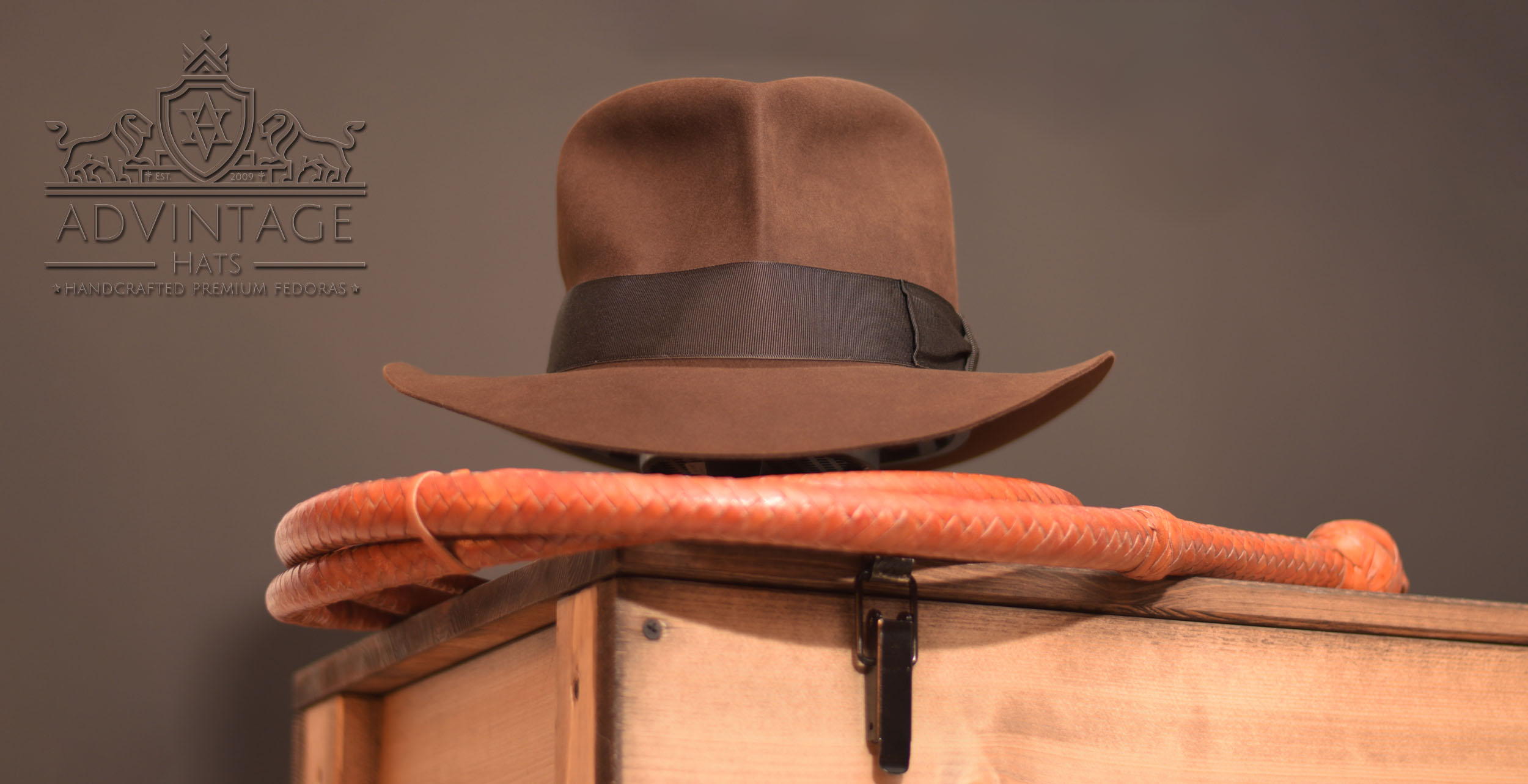 Dezenter Streets of Cairo Fedora Hut - MasterPiece Version aus 100% Biberfilz