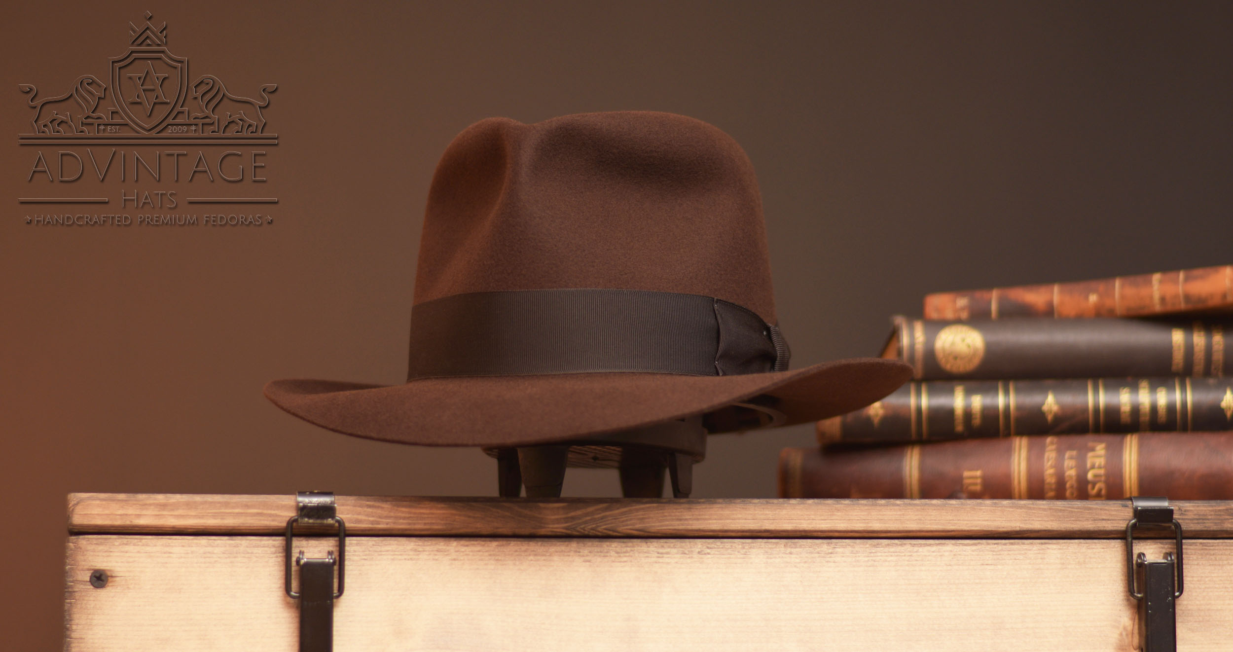 Harrison Fedora Hat - 100% wool felt - True-Sable