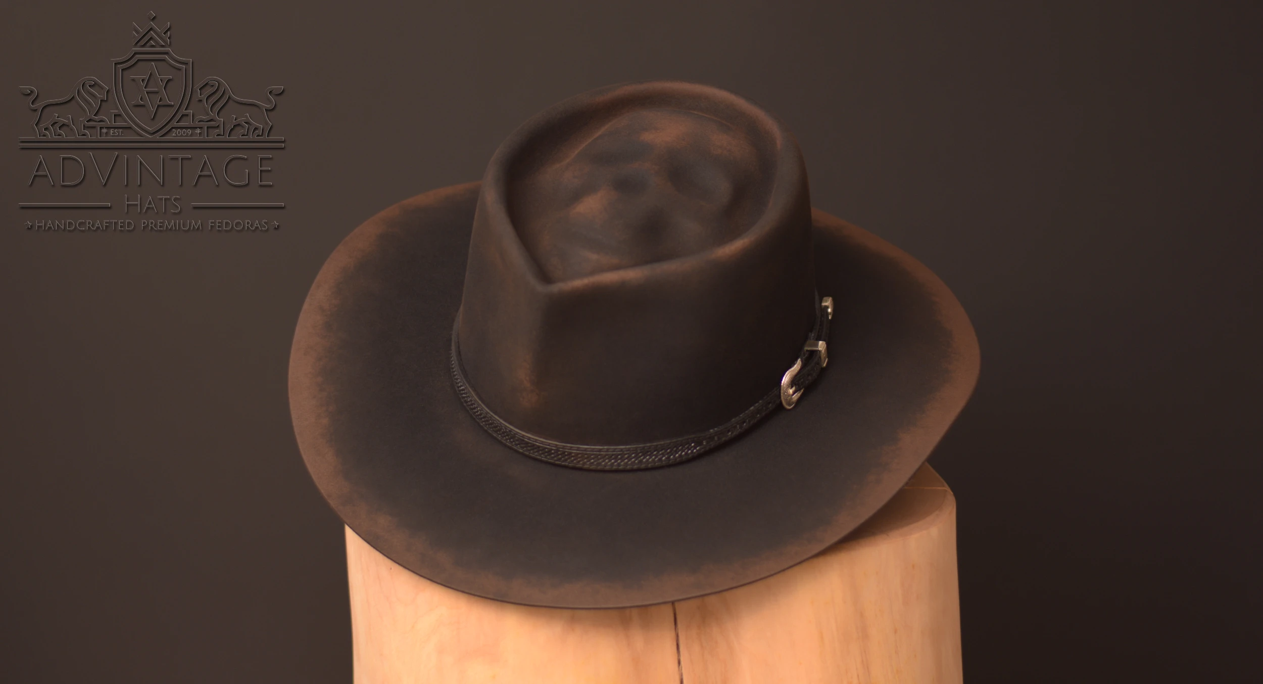 Dreadful Hitman Western Signature Cowboy Hut aus 100% Biberfilz / 100x