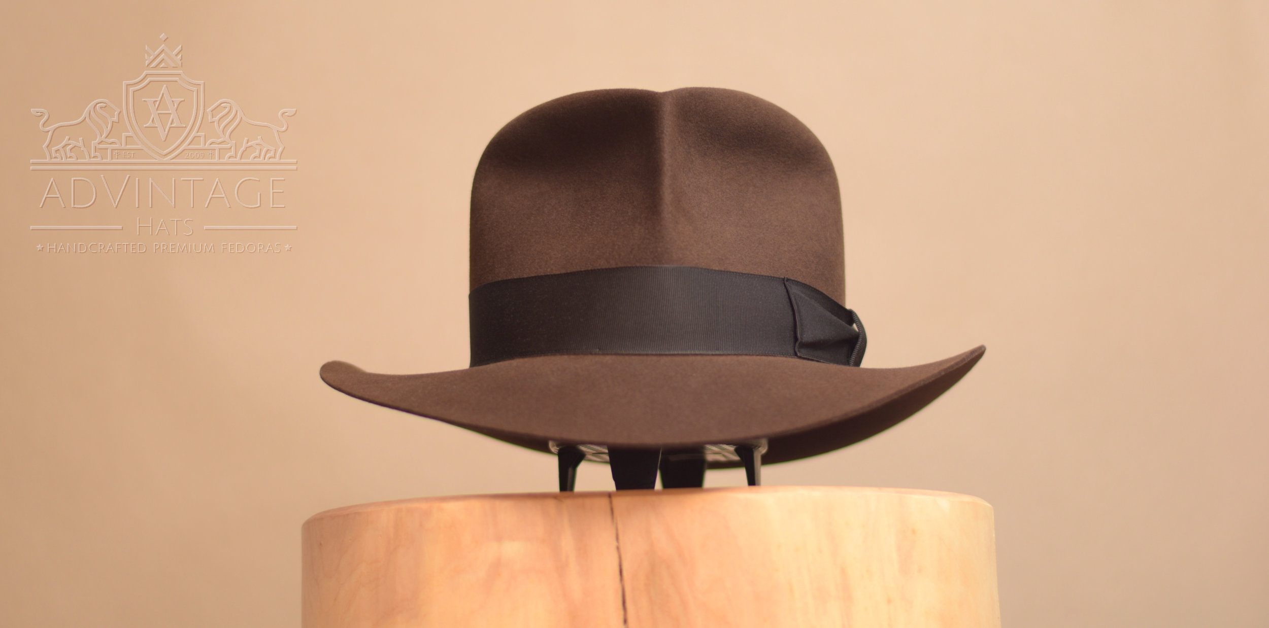 Raider Fedora Hut - Legend Version aus 100% Kaninchenfilz