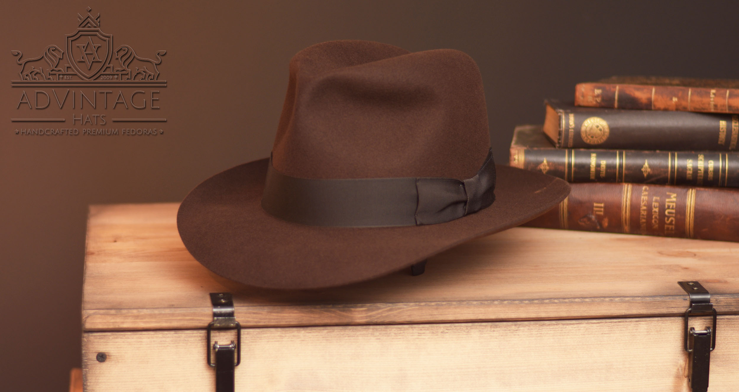 Harrison Fedora Hat - 100% wool felt - True-Sable