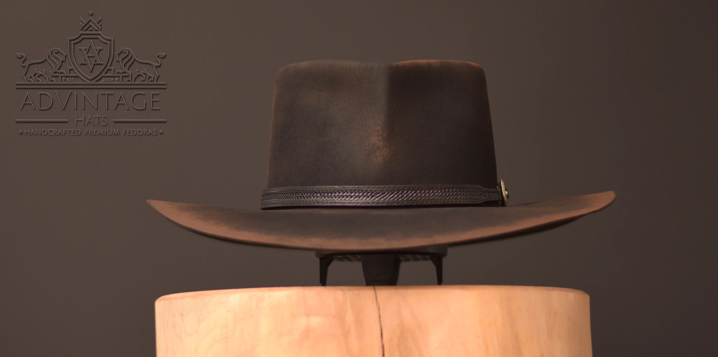 Dreadful Hitman Western Signature Cowboy Hut aus 100% Biberfilz / 100x